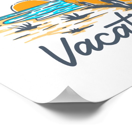 Poster Temps de vacances (Coin)