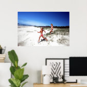 Poster Temps de vacances (Bureau à domicile)