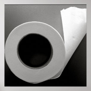 Poster Temps des toilettes