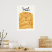 Poster Temps doux (Cuisine)