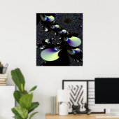 POSTER TEMPS ET ESPACE 4 ~ IMPRIMER ART ABSTRAIT (Bureau à domicile)