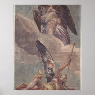 Poster Temps et renommée, de la sacristie (fresque)