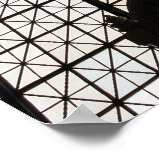 Poster Temps géométrique (Coin)