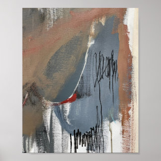 Poster Temps gris
