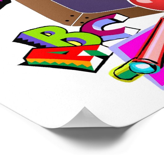 Poster TEMPS POUR L'Affiche KINDERGARTEN (Coin)