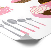 Poster Temps rose pour le thé (Coin)