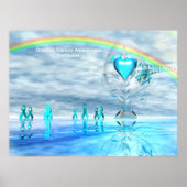 Poster Temps turquoise (Devant)