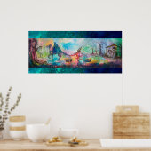 Poster TEMPTATION Chevalier foncé et le trésor du diable, (Cuisine)