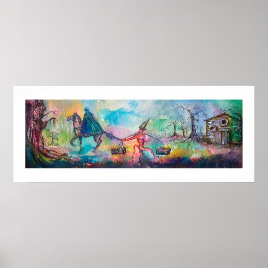 Poster TEMPTATION Chevalier foncé et le trésor du diable, (Devant)