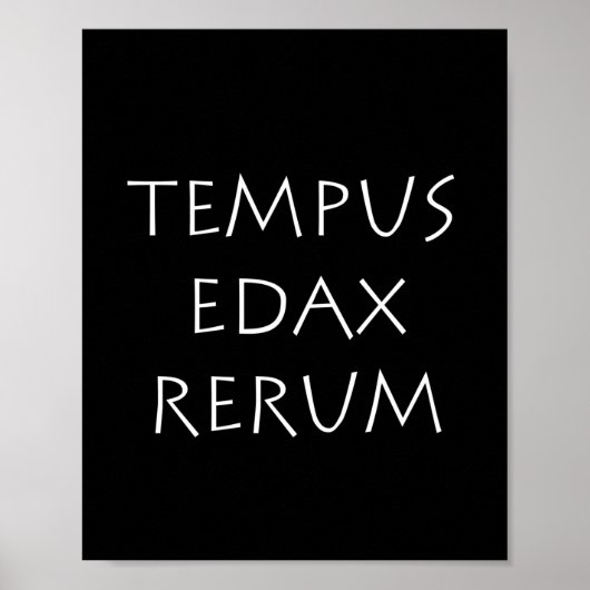 Poster Tempus edax rerum (Devant)