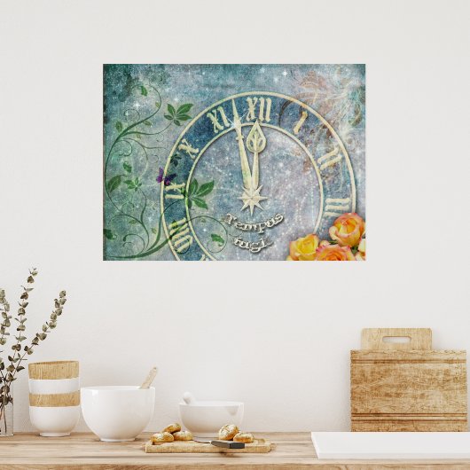 Poster Tempus Fugit (Cuisine)