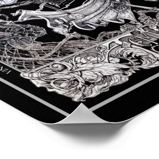 Poster Tempus Fugit (Coin)