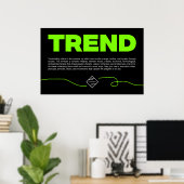 Poster Tendance (Bureau à domicile)