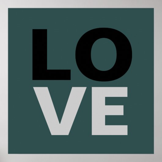 Poster Tendance Arrière - plan gris ardoise Mariage d'amo (Devant)