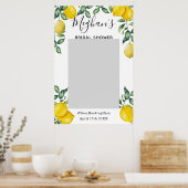 Poster Tendance Citrons Sarrau de Mariage Photobooth (Cuisine)