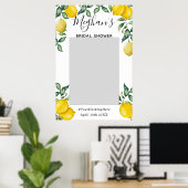 Poster Tendance Citrons Shower Nuptial Photobooth (Bureau à domicile)
