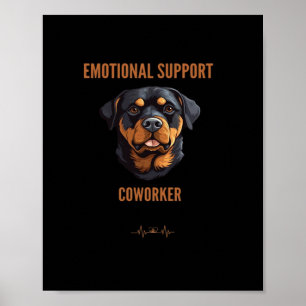 Poster Tendance de collaborateur d'aide émotionnelle et c