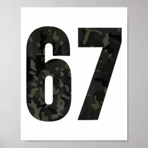 Poster Tendance Gen Alpha Six Seven 6 7 Meme Cam Multi Ca