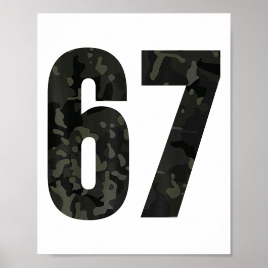 Poster Tendance Gen Alpha Six Seven 6 7 Meme Cam Multi Ca (Devant)
