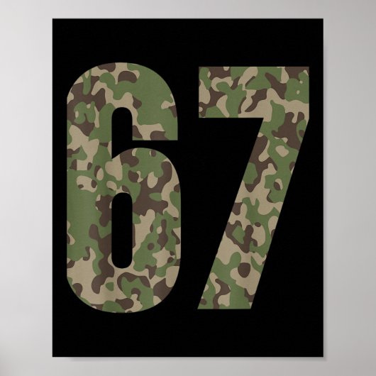 Poster Tendance Gen Alpha Six Seven 6 7 Mème Cam Multi Ca (Devant)