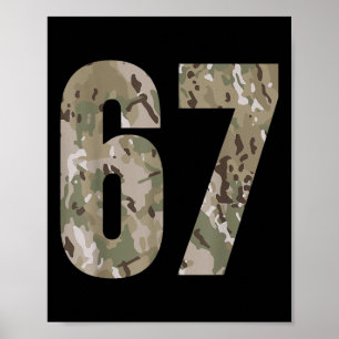 Poster Tendance Gen Alpha Six Seven 6 7 Meme Cam Multi Ca