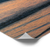 Poster Tendance moderne Summer Tropical Beach Sunset (Coin)
