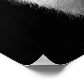 Poster Tendance Motivational Courage Lion Unique Noir Bla (Coin)