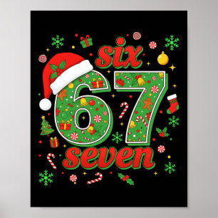 Poster Tendance Six Sept Mème Noël 67 Xmas Hommes Femmes