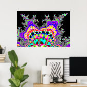 Poster tendres chromatiques (Bureau à domicile)