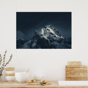 Poster Ténèbres et montagne