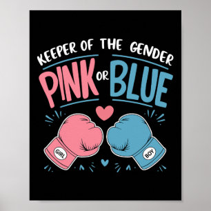Poster Teneur De La Partie De La Déclaration De Genre De