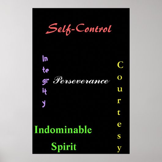 Poster Teneurs de ceinture noire (Devant)