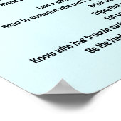 Poster Tenez la porte : Leçons pour mes enfants 2022 (Coin)