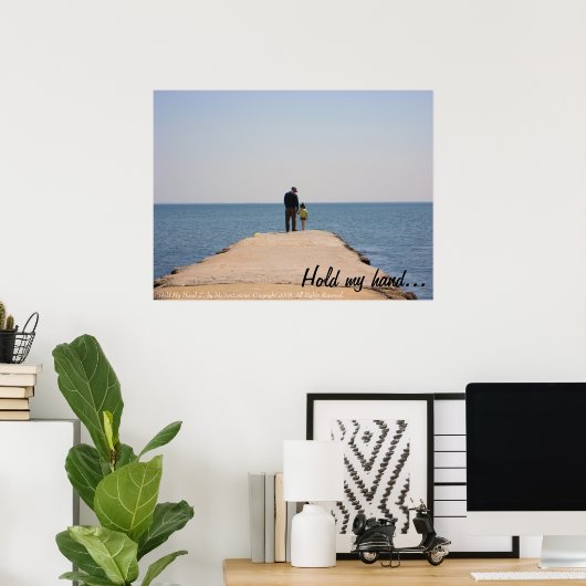 Poster "Tenez ma main" (Bureau à domicile)