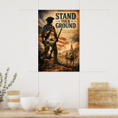 Poster Tenez votre terrain (Cuisine)