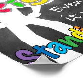 Poster Tenez-Vous À L'Évidence Pour Ce Qui Est Bon Classe (Coin)