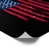 Poster Tenez-Vous Avec Le Soutien De Trump Pro Trump (Coin)