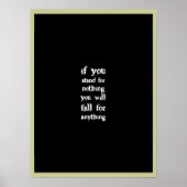 Poster Tenez-vous pour quelque chose (Devant)