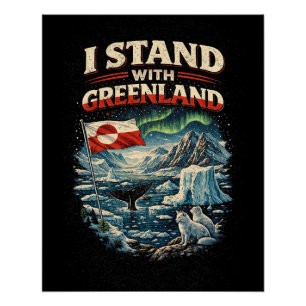 Poster Tenir bon avec le Groenland