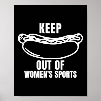 Poster Tenir les amateurs de Trump de hot-dogs hors du sp