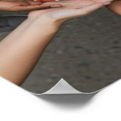 Poster Tenir les mains Rainbow Cerveau Autisme Neurodiver (Coin)