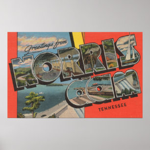 Poster Tennessee - Barrage de Norris - Scènes de grandes