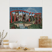 Poster Tennessee (barrage)Grandes lettres ScènesTennessee (Cuisine)