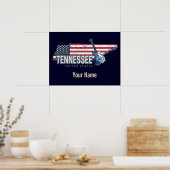 Poster Tennessee États-Unis Retro State Vintage USA (Cuisine)