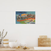 Poster Tennessee (Scène de bateau à rivière) (Cuisine)