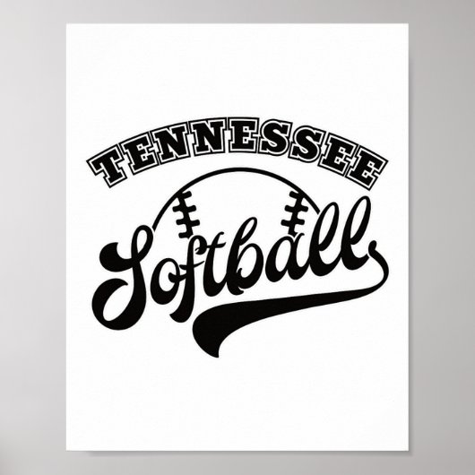 Poster Tennessee Softll - Fan de Softll (Devant)