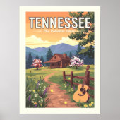 Poster Tennessee vintage (Devant)