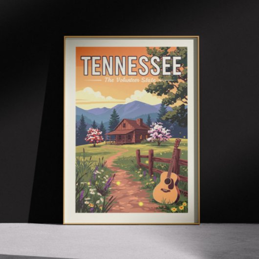 Poster Tennessee vintage
