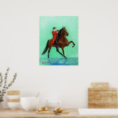 Poster Tennessee Walking Horse Portrait (Cuisine)