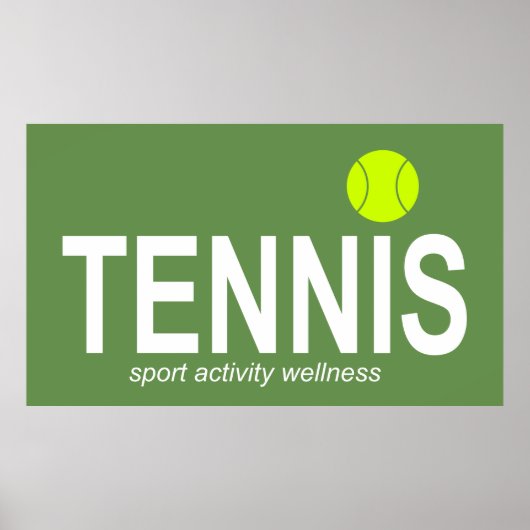 Poster Tennis (Devant)